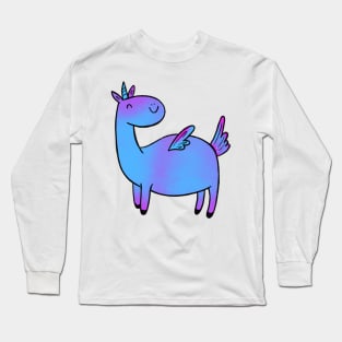 Unicorn with wings Long Sleeve T-Shirt